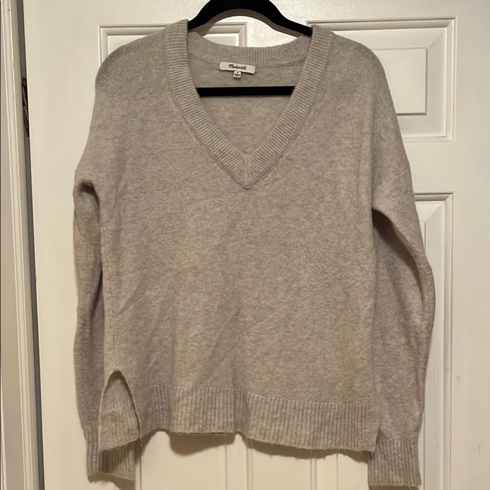 Madewell Women's Light Grey Sweater
